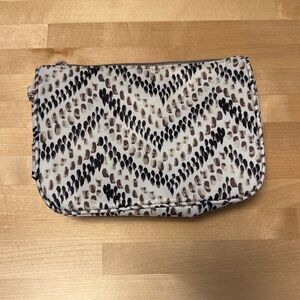 Thirty-One Thirty one 31 small cosmetic bag zippered pouch plastic lining liner